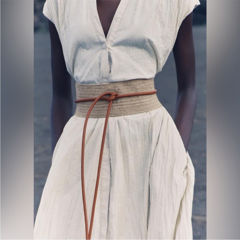 Zara Black Sash Belt